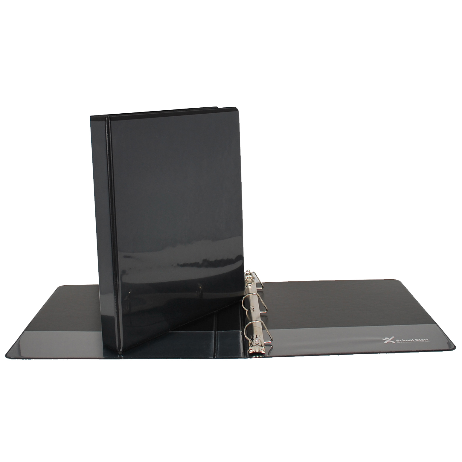 School Start D-Ring Easyview Binder (1", Black)